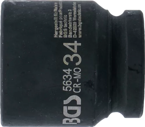 BGS technic 3/4" Levegős dugókulcs, 34 mm (BGS 5634)