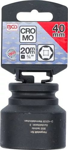 BGS technic 3/4" Levegős dugókulcs | hatszögletű | 40 mm (BGS 5640)
