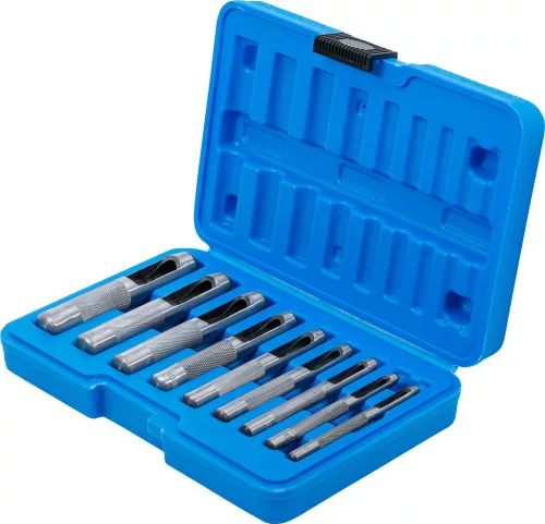 BGS technic Bőrlyukasztó készlet 9 részes 3-12mm (BGS 565)