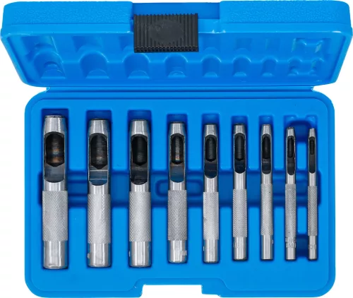 BGS technic Bőrlyukasztó készlet 9 részes 3-12mm (BGS 565)