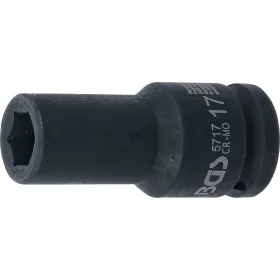   BGS technic 3/4" Levegős hosszított dugókulcs, 17 mm (BGS 5717)