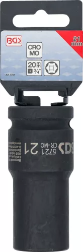 BGS technic 3/4" Levegős hosszított dugókulcs, 21 mm (BGS 5721)
