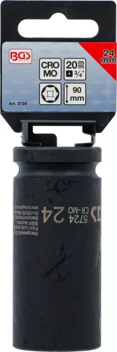 BGS technic 3/4" Levegős hosszított dugókulcs, 24 mm (BGS 5724)