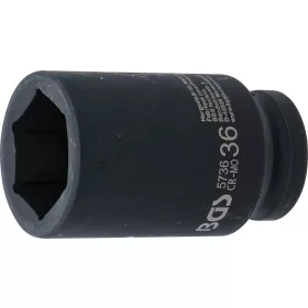   BGS technic 3/4" Levegős hosszított dugókulcs, 36 mm (BGS 5736)
