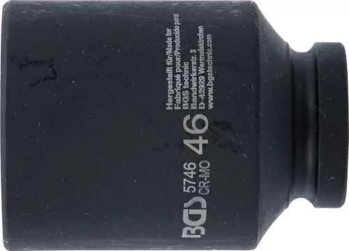 BGS technic 3/4" Levegős hosszított dugókulcs, 46 mm (BGS 5746)
