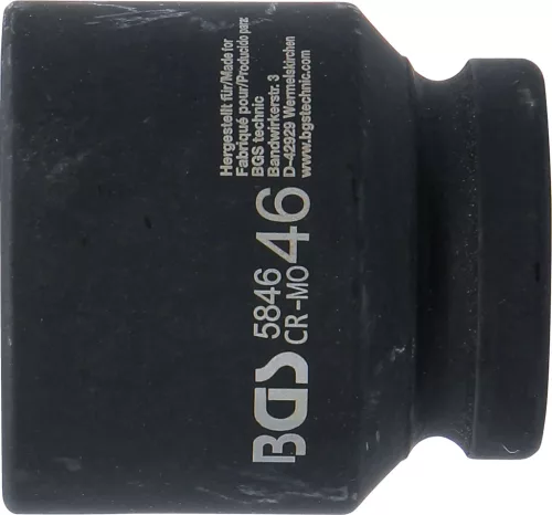 BGS technic 1" Levegős dugókulcs, 46 mm (BGS 5846)