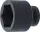 BGS technic Pneumatikus gépi dugókulcs, 1", 56 mm, hatlapú, CrMo acél (BGS 5856)