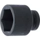 BGS technic Pneumatikus gépi dugókulcs, 1", 56 mm, hatlapú, CrMo acél (BGS 5856)
