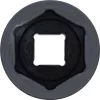 BGS technic Pneumatikus gépi dugókulcs, 1", 56 mm, hatlapú, CrMo acél (BGS 5856)
