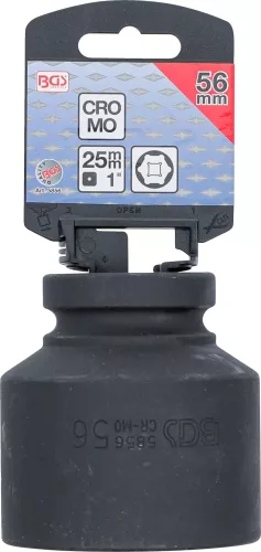 BGS technic Pneumatikus gépi dugókulcs, 1", 56 mm, hatlapú, CrMo acél (BGS 5856)