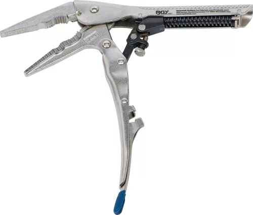 BGS technic Automatikusan reteszelő hosszú csörű grip fogó | 190 mm (BGS 587)