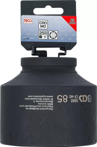 BGS technic 1" Levegős dugókulcs, 85 mm (BGS 5885)