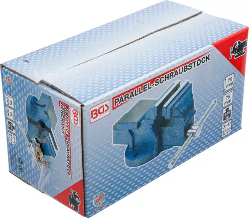 BGS technic Asztali satu, 4,5 kg, 75 mm-es befogó pofákkal (BGS 59255)