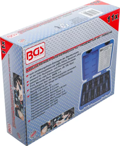 BGS technic 11 részes kábelcsatlakozó kioldó készlet VAG + Porsche-hez (BGS 60120)