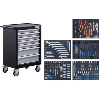   BGS technic Műhelykocsi | 7 fiókos | 246 szerszámmal (BGS 6060)