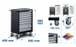 BGS technic Műhelykocsi | 7 fiókos | 246 szerszámmal (BGS 6060)
