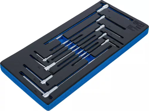 BGS technic Műhelykocsi-betét 1/3: Csavarhúzó készlet T-csúszófogantyú | T-profil (Torx) | T10 - T50 | 9 darabos (6090)