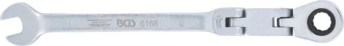 BGS technic Dupla csuklós racsnis csillag-villáskulcs, 8 mm (BGS 6168)