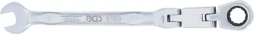 BGS technic Dupla csuklós racsnis csillag-villáskulcs, 9 mm (BGS 6169)