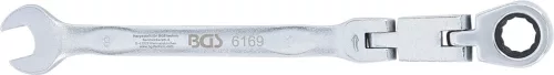 BGS technic Dupla csuklós racsnis csillag-villáskulcs, 9 mm (BGS 6169)