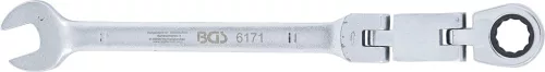BGS technic Dupla csuklós racsnis csillag-villáskulcs, 11 mm (BGS 6171)