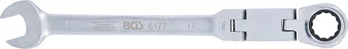 BGS technic Dupla csuklós racsnis csillag-villáskulcs, 17 mm (BGS 6177)