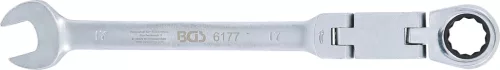 BGS technic Dupla csuklós racsnis csillag-villáskulcs, 17 mm (BGS 6177)