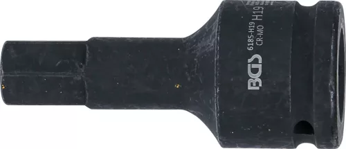 BGS technic Levegős dugókulcs | Hossz 100 mm | 20 mm (3/4") | Belső hatszögletű 19 mm (6185-H19)