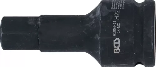 BGS technic Levegős dugókulcs | Hossz 100 mm | 20 mm (3/4") | Belső hatszögletű 22 mm (6185-H22)