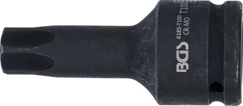 BGS technic Levegős dugókulcs | Hossz 100 mm | 20 mm (3/4") | T-profil (Torx) T100 (6185-T100)