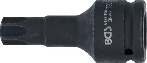 BGS technic Levegős dugókulcs | Hossz 100 mm | 20 mm (3/4") | T-profil (Torx) T90 (6185-T90)