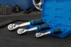BGS technic Racsnis hajtókar készlet finomfogazású 72 fogas, 1/4”, 3/8” és 1/2”, CrV acél, 3 részes (BGS 621)