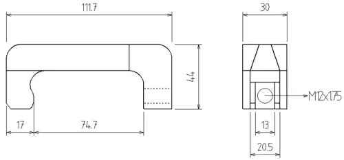 BGS technic Injektor kiszedő karom a BGS 62635 injektor lehúzó készlethez (BGS 62635-1)