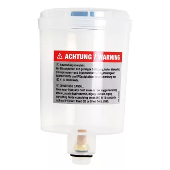   BGS technic Műanyag tartály fedővel, a BGS 62650 dízel porlasztó befecskendezési nyomás beállító és ellenőrző készlethez (BGS 62650-1)