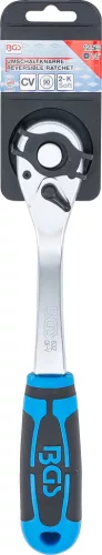 BGS technic Racsnis hajtószár 1/2", 90 fogas, 255 mm, hajlított, gyorskioldóval, CrV (BGS 632)