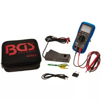   BGS technic Gépjárműipari digitális multiméter USB porttal (BGS 63401)