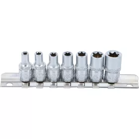   BGS technic 1/4" Dugókulcs készlet, E-Torx | E4 - E11 | 7 darabos (BGS 6402)