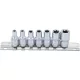 BGS technic 1/4" Dugókulcs készlet, E-Torx | E4 - E11 | 7 darabos (BGS 6402)