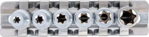 BGS technic 6 darabos 1/4" Hosszított belső torx (E-Type) készlet, E4 - E10 (BGS 6403)