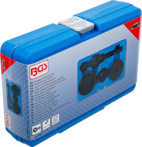 BGS technic 4 részes hátsó kerékcsapágy eltávolító és telepítő készlet (BGS 64100)