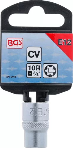 BGS technic E-profilú dugókulcs 3/8" E12 (BGS 6412)