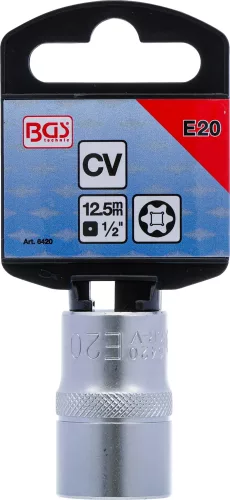 BGS technic E-profilú dugókulcs 1/2" E20 (BGS 6420)