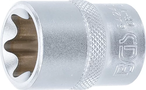 BGS technic E-profilú dugókulcs 1/2" E24 (BGS 6424)