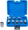 BGS technic E-Torx dugókulcs készlet 1/2”, E10–E24, 9 részes (BGS 6425)