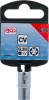BGS technic E-profilú dugókulcs 1/4", E10 (BGS 6430)