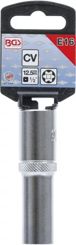 BGS technic 1/2" Hosszított dugókulcs, E16 (BGS 6446)