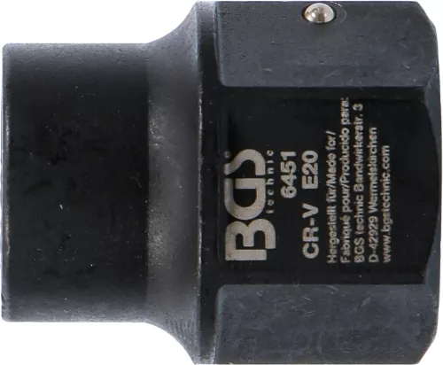 BGS technic E20 E-típusú dugókulcs 30mm-es meghajtóval (BGS 6451)