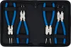 BGS technic Seegerfogó / biztosítógyűrű-fogó készlet belső és külső gyűrűkhöz, 225 mm, 4 részes (BGS 650)