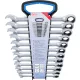 BGS technic Racsnis villáskulcs- és csillagkulcskészlet, 8 - 19 mm, 12 darabos (6545)