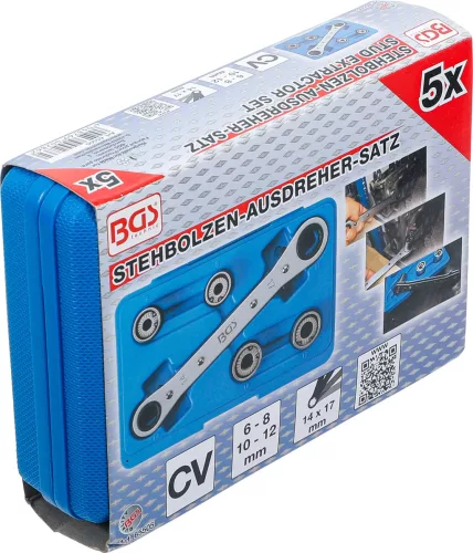 BGS technic 5 részes tőcsavar kiszedő készlet (BGS 65505)